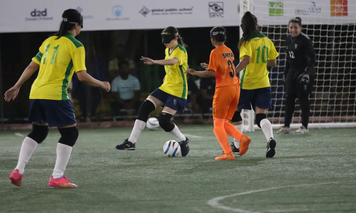 Brasil Vence Estreia na Copa do Mundo de Futebol de Cegas 2 Brasil Vence Estreia na Copa do Mundo de Futebol de Cegas - Imagem do artigo original