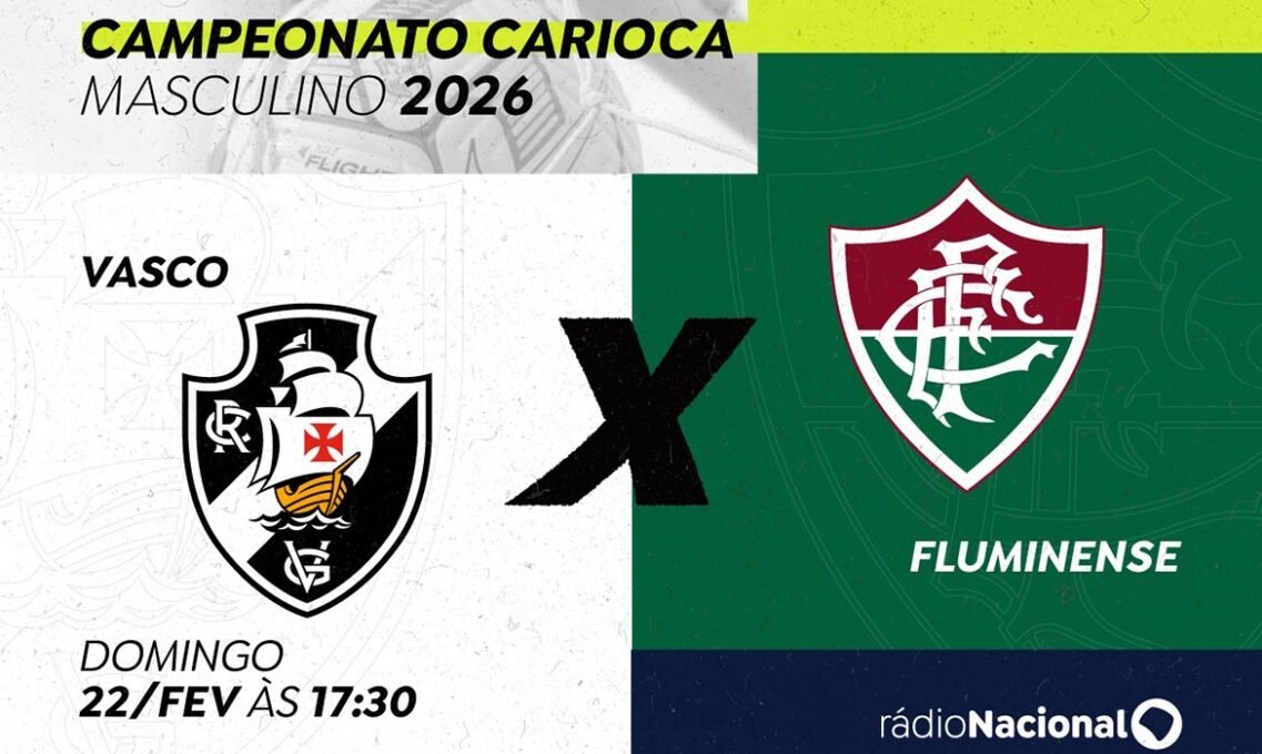 Rádio Nacional transmite Vasco x Fluminense no Carioca 2026 2 Rádio Nacional transmite Vasco x Fluminense no Carioca 2026 - Imagem do artigo original