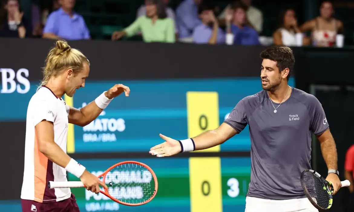Matos e Luz avançam às quartas de duplas no ATP de Munique - Imagem do artigo original