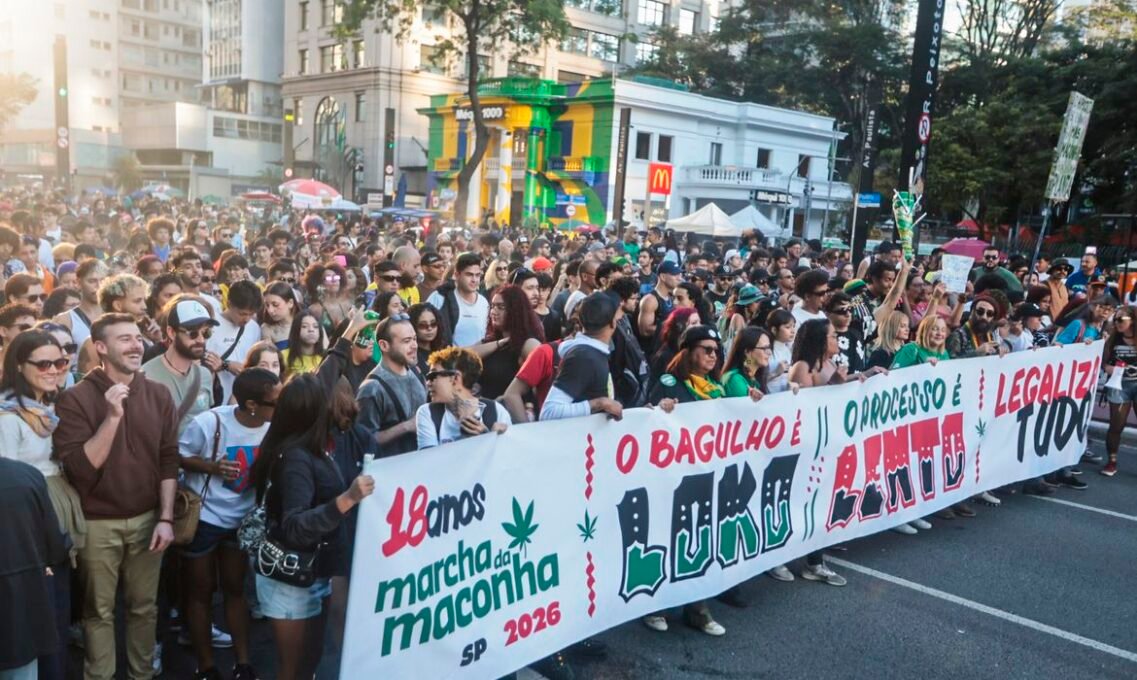 Legalização da Maconha em Debate na Marcha de São Paulo - Imagem do artigo original