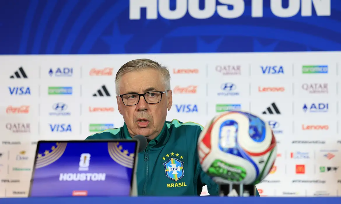 Ancelotti não revela escalação do Brasil para duelo com Japão - Imagem do artigo original