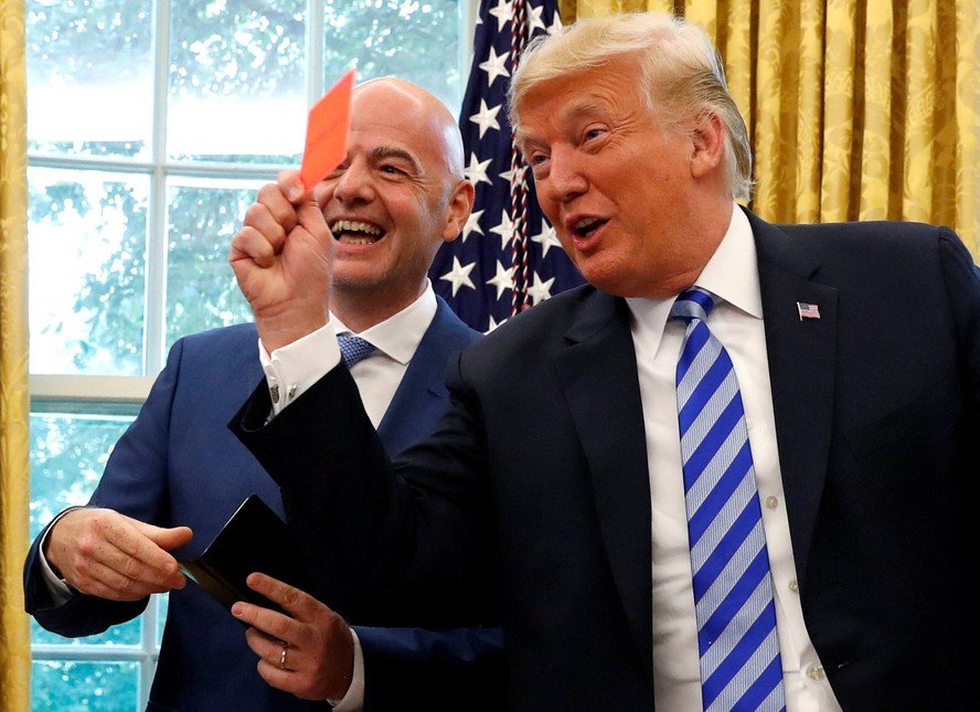 Trump confirma pedido à Fifa por revisão de cartão de Balogun 2 Trump confirma pedido à Fifa por revisão de cartão de Balogun - Imagem do artigo original