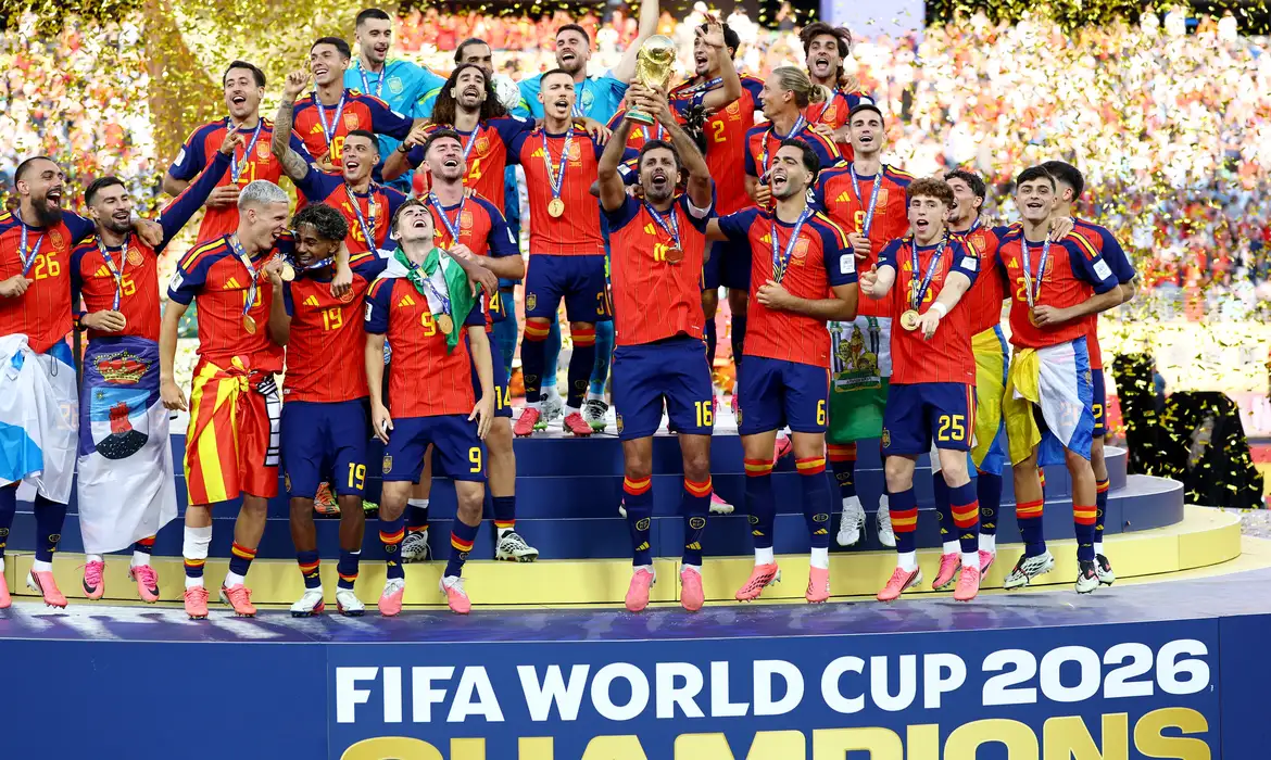 Espanha é Bicampeã da Copa do Mundo 2026 ao Vencer Argentina 2 Espanha é Bicampeã da Copa do Mundo 2026 ao Vencer Argentina - Imagem do artigo original