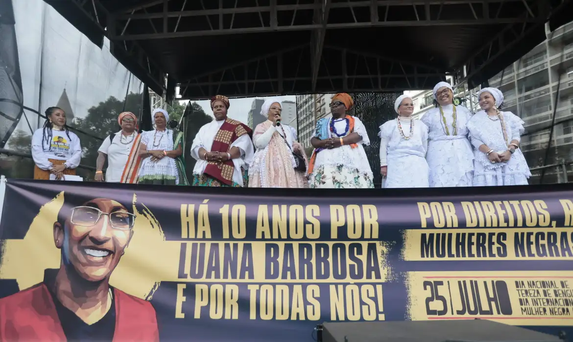 Marcha das Mulheres Negras em SP Homenageia Luana Barbosa - Imagem do artigo original