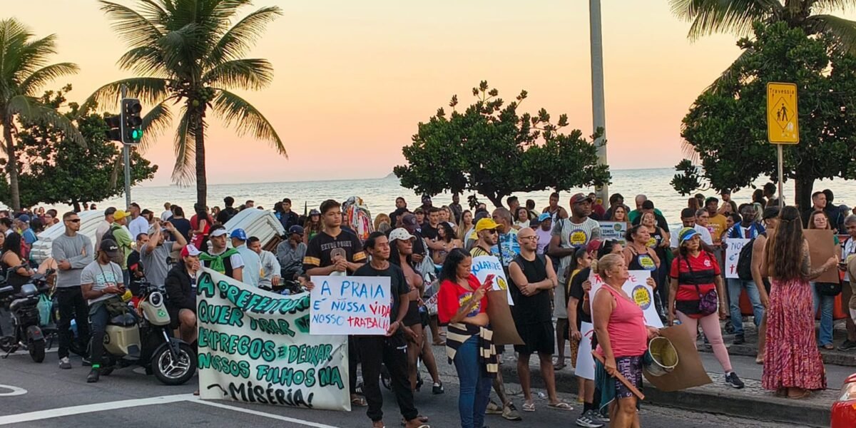 Protesto Tolerância Zero Rio: Ambulantes fazem novo ato em Ipanema 1 rss featured 24956 1784444782