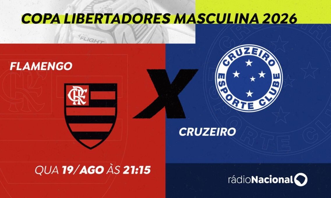 Rádio Nacional Transmite Flamengo x Cruzeiro pela Libertadores - Imagem do artigo original