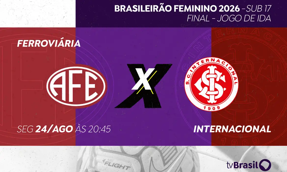 TV Brasil exibe final feminina Sub-17: Ferroviária x Inter - Imagem do artigo original