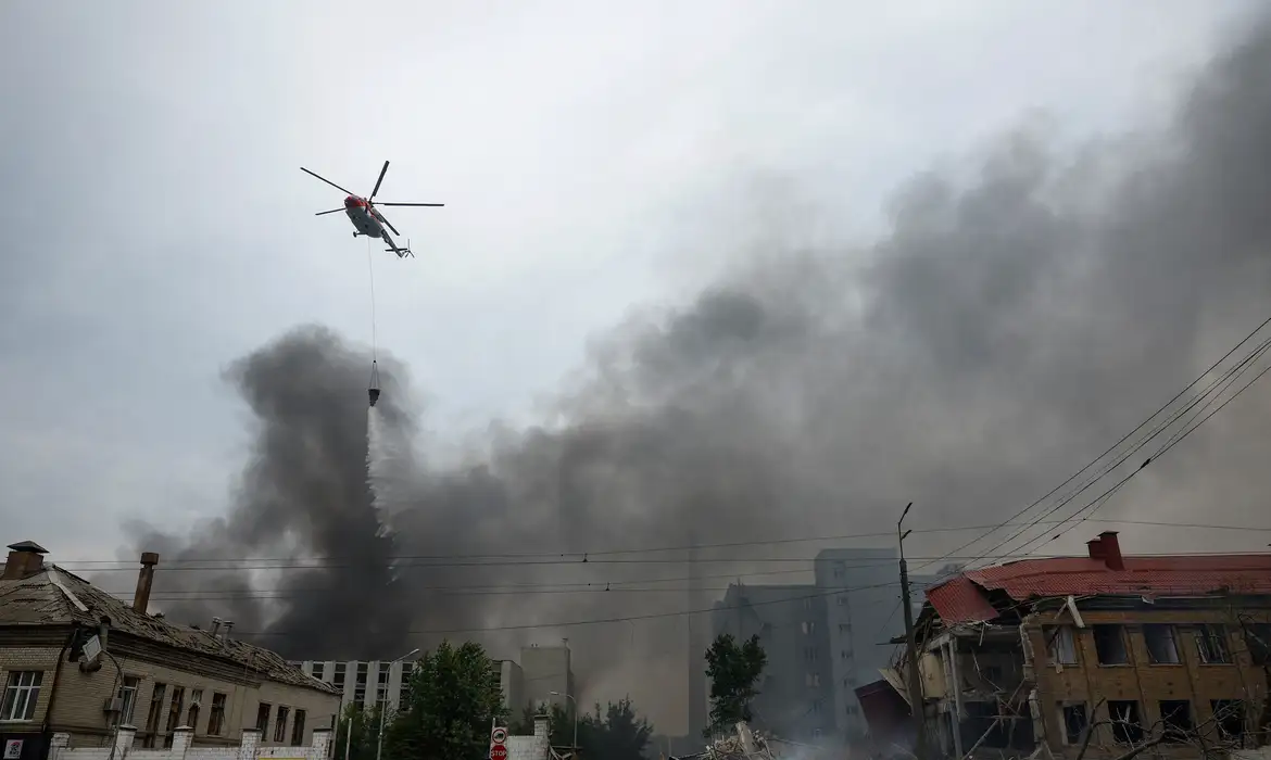 Rússia retoma ataques em Kiev após visita dos EUA - Imagem do artigo original