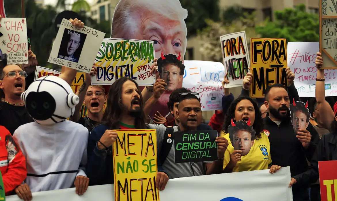 Neutralidade da Meta nas Eleições: Protesto em SP Cobra Ação - Imagem do artigo original